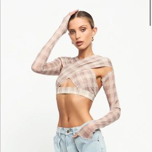 NWT Lioness Ritz Mesh Top